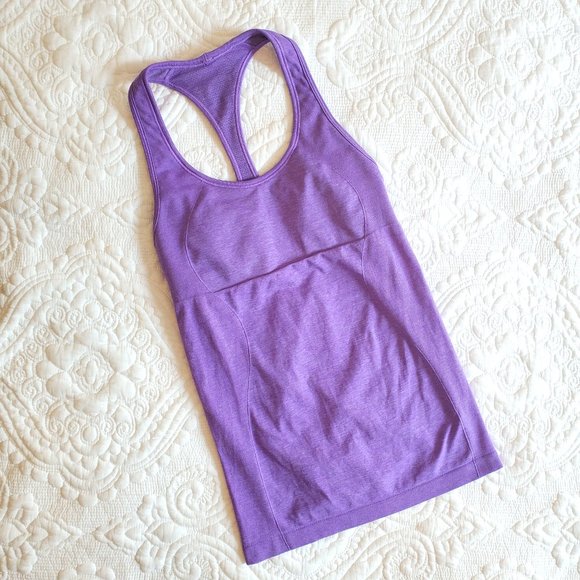lululemon athletica Tops - Lululemon Purple Racerback Tank - Size 4